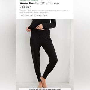 Aerie Foldover Jogger